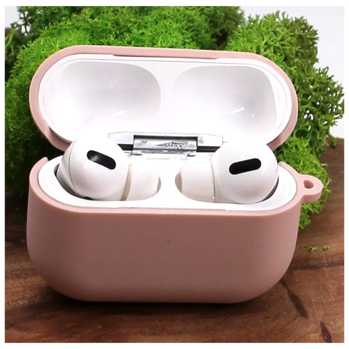 Оригинальный матовый чехол Silicone Case для AirPods Pro Original Assembly Matte Pink