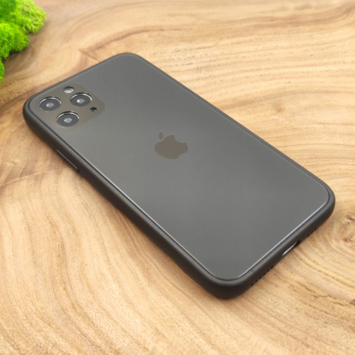 Оригинальный стеклянный чехол HOCO Glass Case для iPhone 11 Pro Max Gray