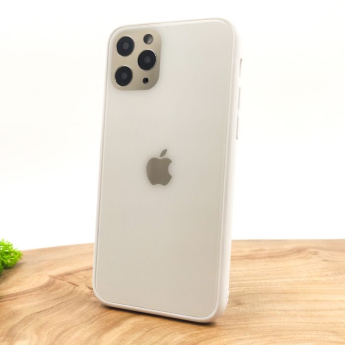 Оригинальный стеклянный чехол HOCO Glass Case для iPhone 11 Pro White