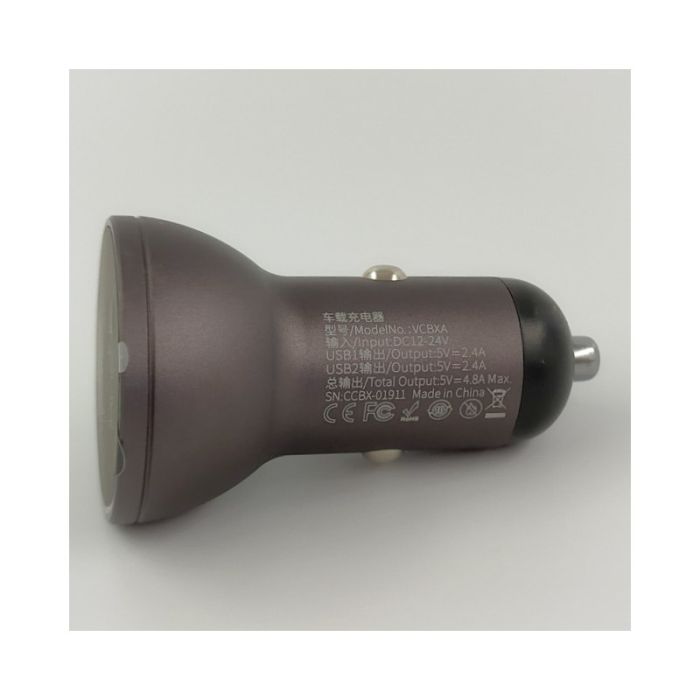 Автомобильное зарядное устройство Baseus Digital Display 24W, 4.8A