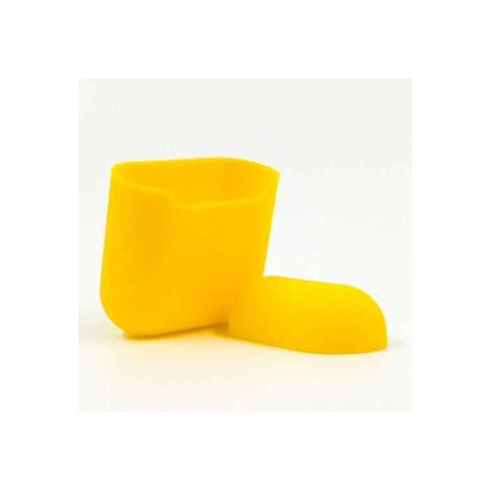 Ультратонкий силиконовый чехол для наушников  AirPods REMAX Yellow
