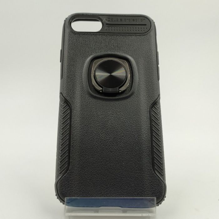 Противоударный чехол HONOR Premium с кольцом-держателем iPhone 7/8 Black