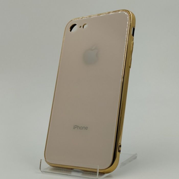 Стеклянный чехол Glass Case для iPhone iPhone 7G Gold