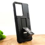 Противоударный чехол с подставкой Honor Design для Samsung S21 Ulra