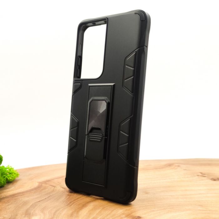 Противоударный чехол с подставкой Honor Design для Samsung S21 Ulra