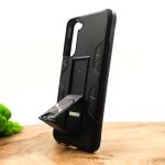 Противоударный чехол с подставкой Honor Design для Samsung S21