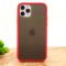 Противоударный полиуретановый чехол Smoke case для Iphone 11 Pro Max Red