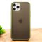 Противоударный полиуретановый чехол Smoke case для Iphone 12 Pro Max (6.7) Green