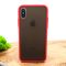 Противоударный полиуретановый чехол Smoke case для Iphone XS Max Red