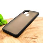 Противоударный полиуретановый чехол Smoke case для Samsung M31 Black