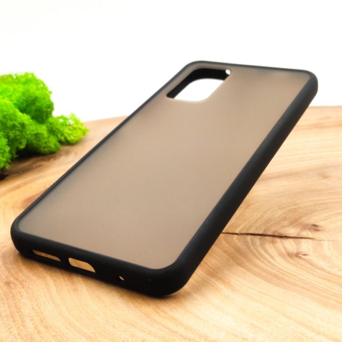 Противоударный полиуретановый чехол Smoke case для Samsung M51 Black