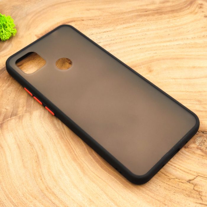 Противоударный полиуретановый чехол Smoke case  Xiaomi Redmi9C Black