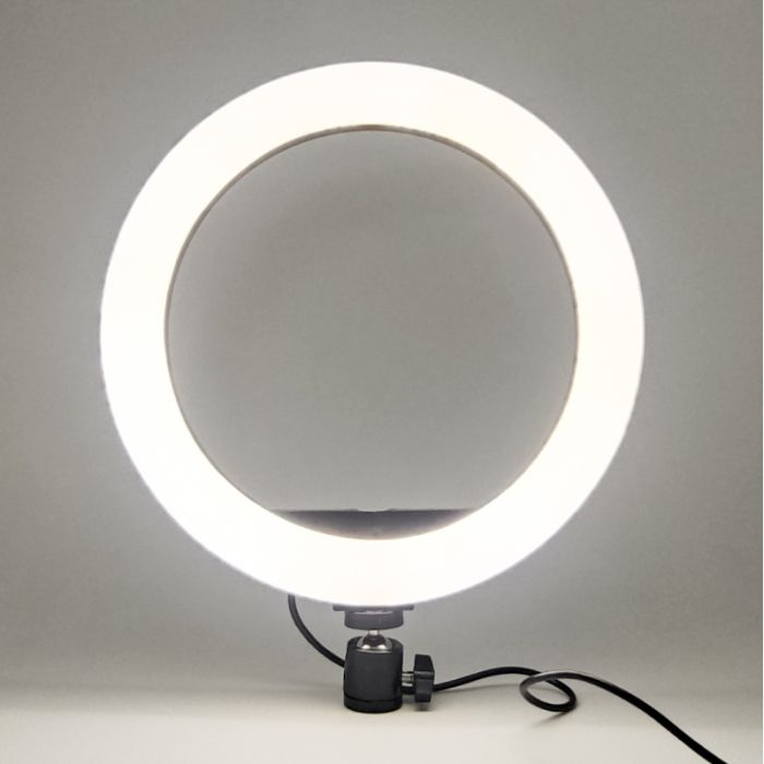 Разноцветная кольцевая LED лампа для селфи MJ33