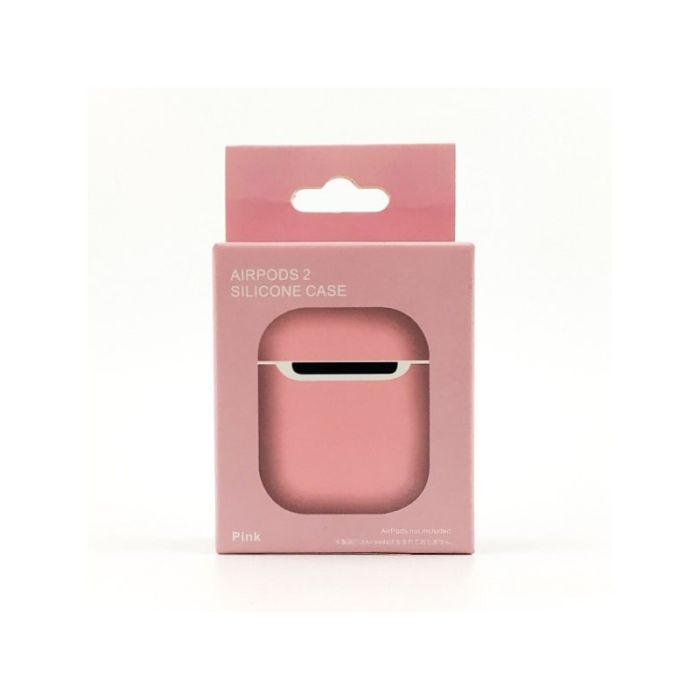 Ультратонкий силиконовый чехол для наушников  AirPods REMAX Pink