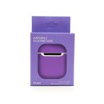Ультратонкий силиконовый чехол для наушников  AirPods REMAX Purple
