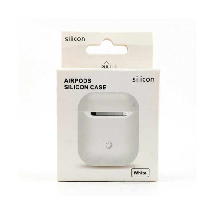 Ультратонкий силиконовый чехол для наушников  AirPods REMAX White