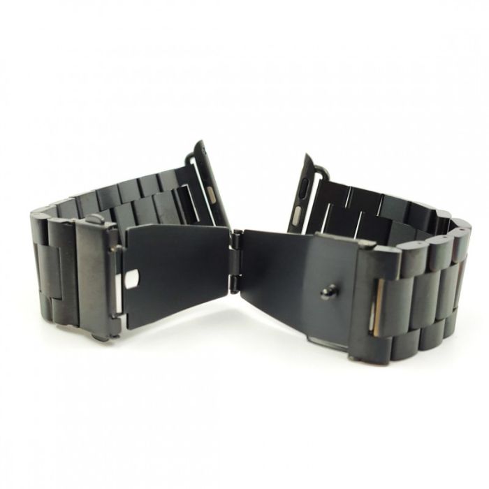 Металлический ремешок для Watch STAINLESS STEEL Black 42-44мм