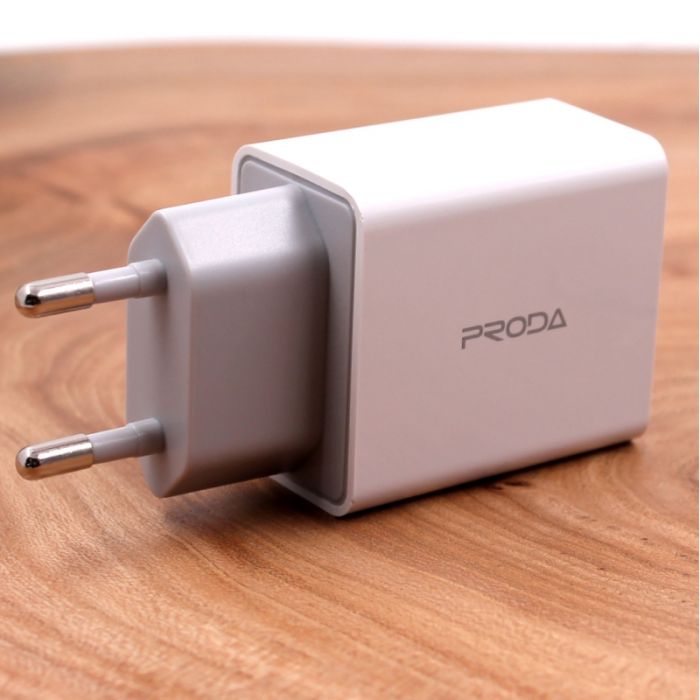 Сетевое зарядное устройство с кабелем Apple Lightning 2USB/2.4A Proda PD-A28
