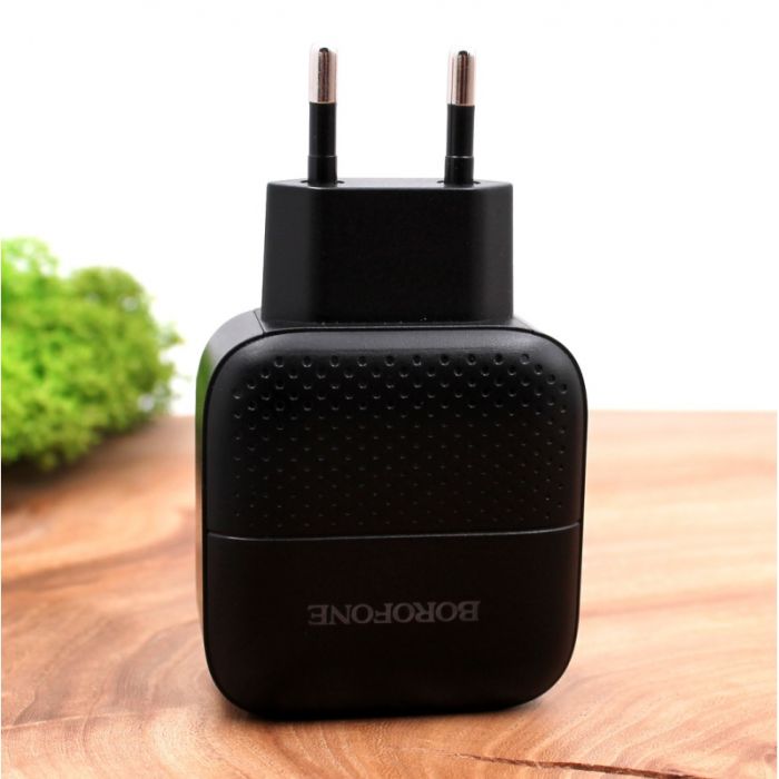 Сетевое зарядное устройство с кабелем Lightning 18W PD/QC3.0 Borofone BA46A