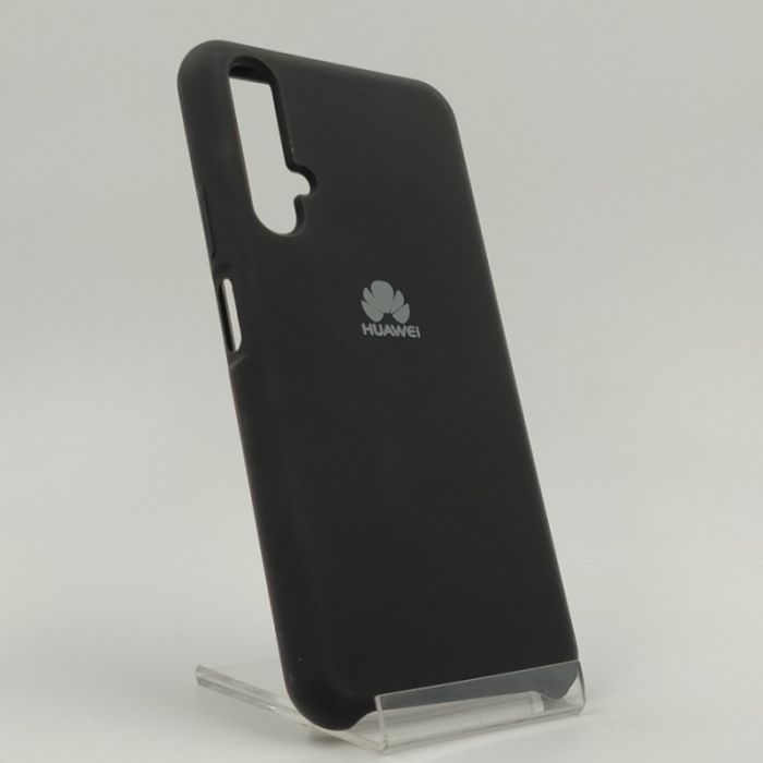 Оригинальный матовый чехол Silicone Case Huawei Honor 20 Black