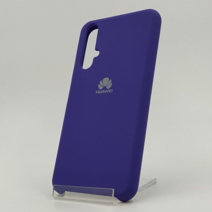 Оригинальный матовый чехол Silicone Case Huawei Honor 20 Purple