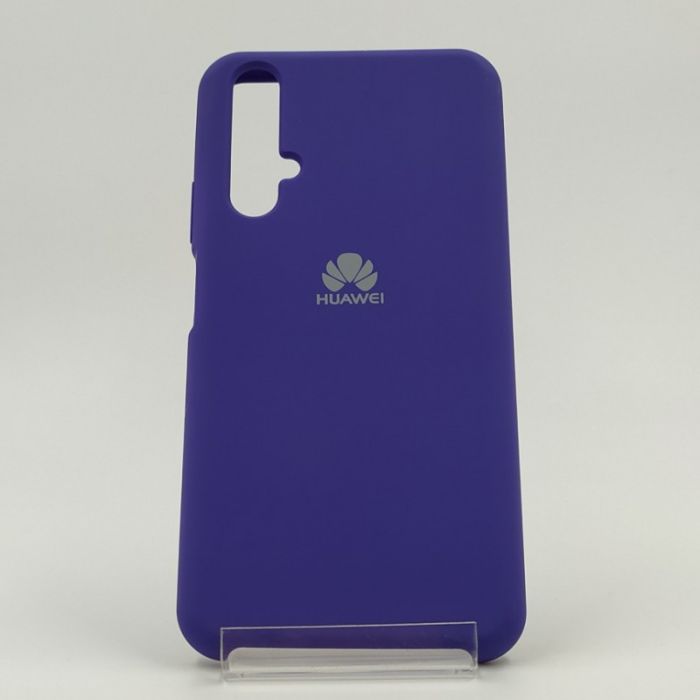 Оригинальный матовый чехол Silicone Case Huawei Honor 20 Purple