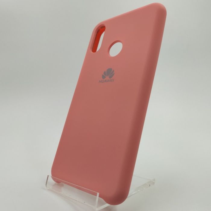 Оригинальный матовый чехол Silicone Case Huawei P Smart+ Peach