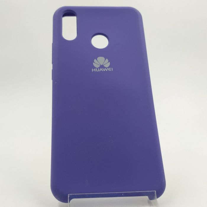 Оригинальный матовый чехол Silicone Case Huawei P Smart+ Purple