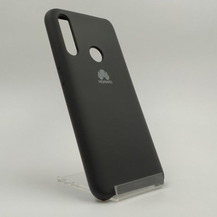 Оригинальный матовый чехол Silicone Case Huawei P Smart Z/Honor 9x Black