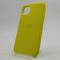 Оригинальный матовый чехол Silicone Case Iphone 11 Brillianty yellow