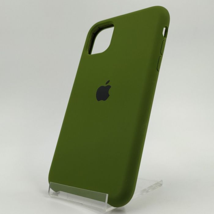 Оригинальный матовый чехол Silicone Case Iphone 11 Khaki