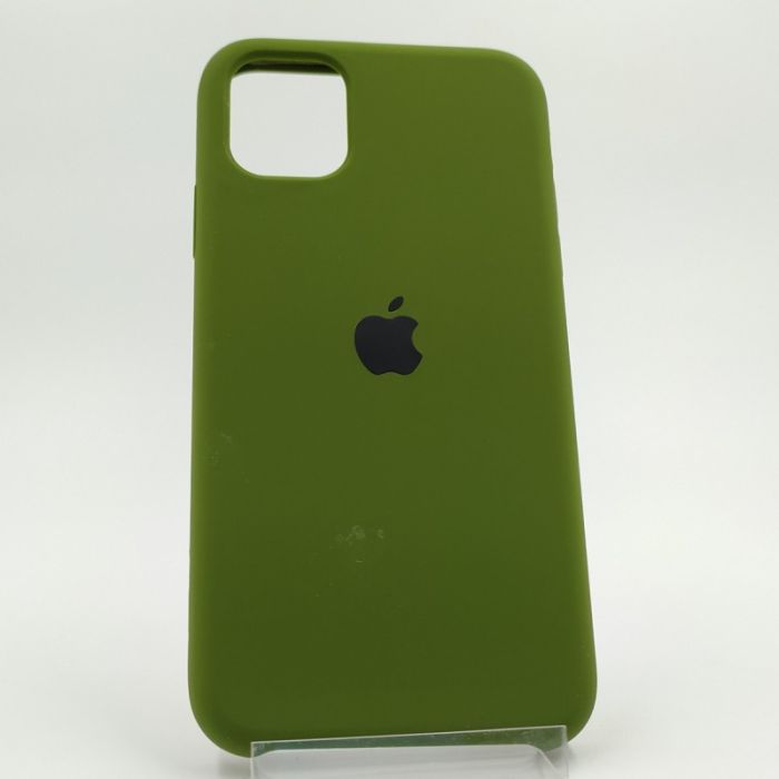 Оригинальный матовый чехол Silicone Case Iphone 11 Khaki