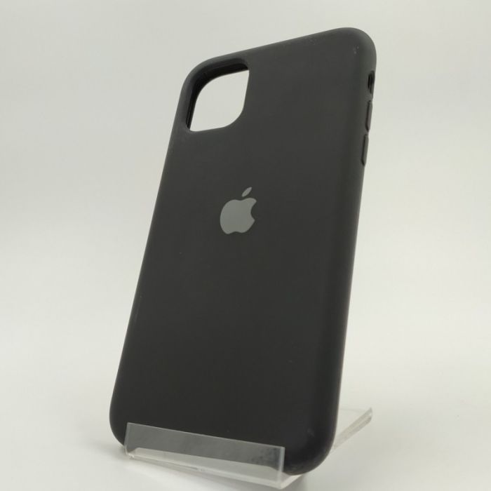 Оригинальный матовый чехол Silicone Case Iphone 11 Pro Max Black