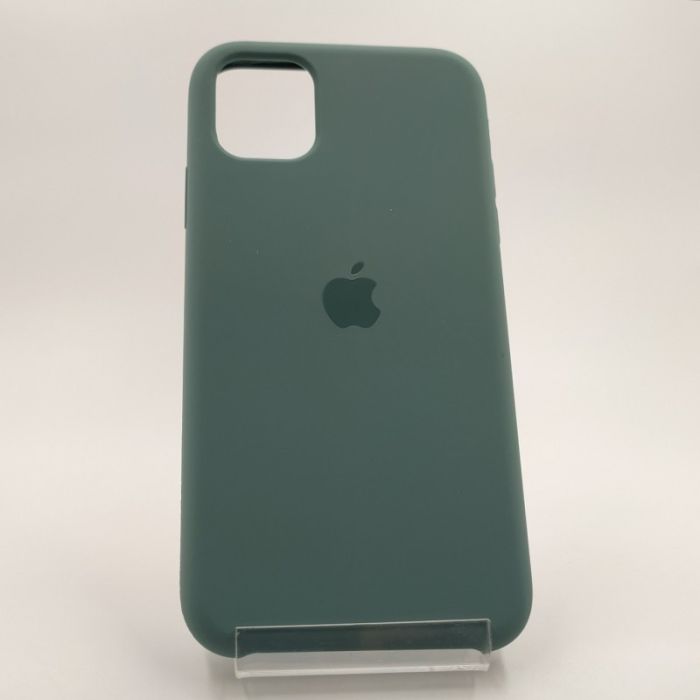 Оригинальный матовый чехол Silicone Case Iphone 11 Pro Max Blue Green