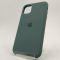 Оригинальный матовый чехол Silicone Case Iphone 11 Pro Max Blue Green