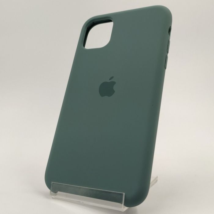 Оригинальный матовый чехол Silicone Case Iphone 11 Pro Max Blue Green