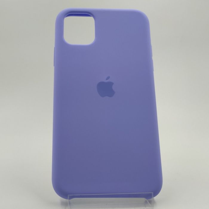 Оригинальный матовый чехол Silicone Case Iphone 11 Pro Max Light Purple