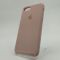 Оригинальный матовый чехол Silicone Case Iphone 7G+ Matte Pink