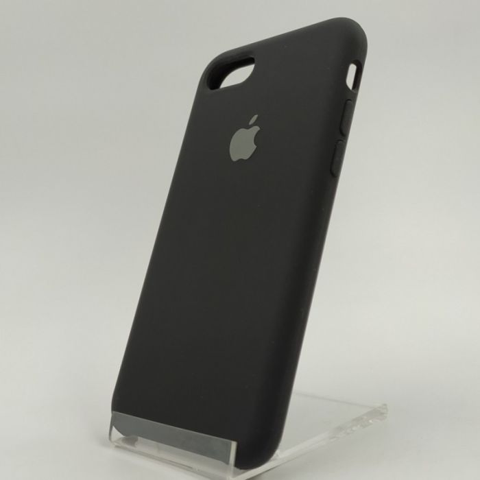 Оригинальный матовый чехол Silicone Case Iphone 8G+ Black