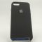 Оригинальный матовый чехол Silicone Case Iphone 8G+ Black