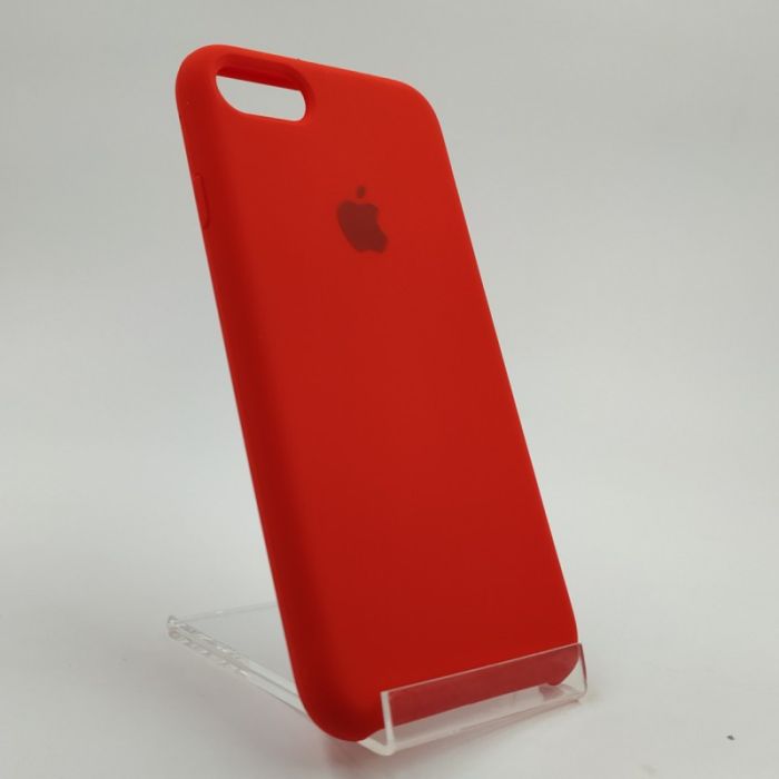 Оригинальный матовый чехол Silicone Case Iphone 8G+ Red