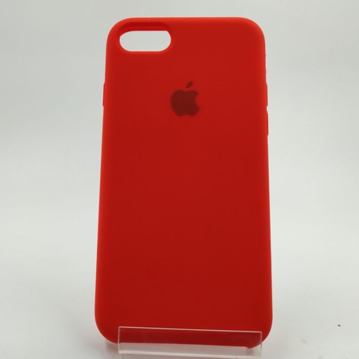 Оригинальный матовый чехол Silicone Case Iphone 8G+ Red
