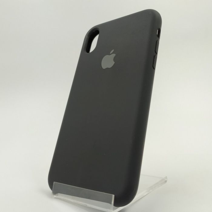 Оригинальный матовый чехол Silicone Case Iphone Xr Black