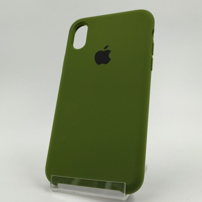 Оригинальный матовый чехол Silicone Case Iphone Xr Khaki