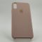 Оригинальный матовый чехол Silicone Case Iphone Xs Matte pink