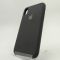 Оригинальный матовый чехол Silicone Case Iphone Xs MAX Black