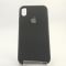 Оригинальный матовый чехол Silicone Case Iphone Xs MAX Black