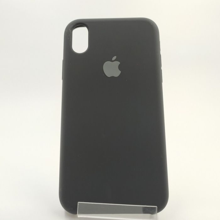 Оригинальный матовый чехол Silicone Case Iphone Xs MAX Black