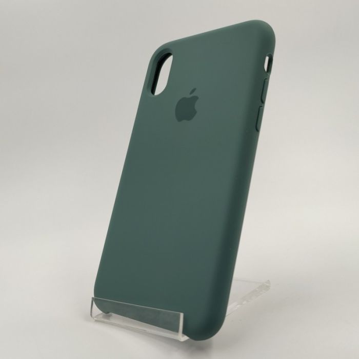 Оригинальный матовый чехол Silicone Case Iphone X/Xs Blue Green