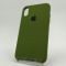 Оригинальный матовый чехол Silicone Case Iphone X/Xs Khaki